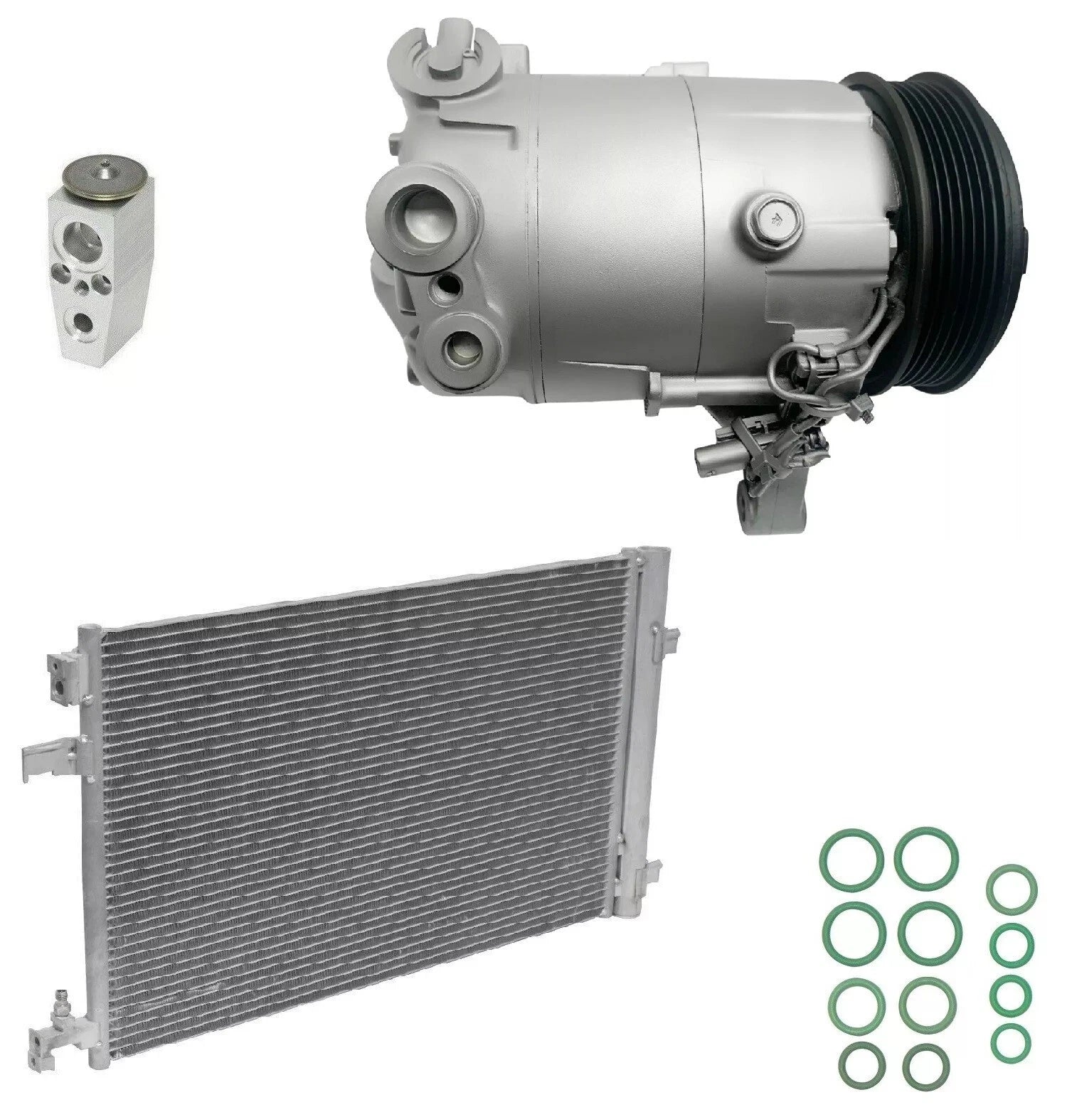 A/C Compressor Kit with Condenser for Buick LaCrosse 3.6L (2013–2016)