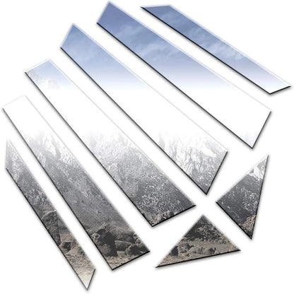 8pc Luxury Chrome Pillar Post Trim Replacement for Hyundai Sonata (2011–2014)