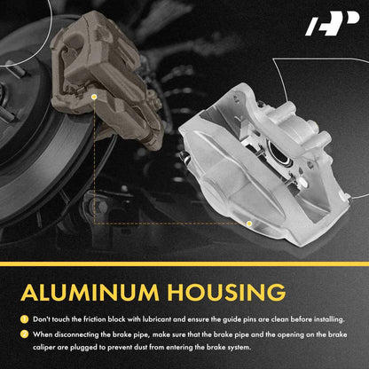 2X Front Brake Caliper for Benz 230 240D 280CE 280E 300CD (1977–1985)