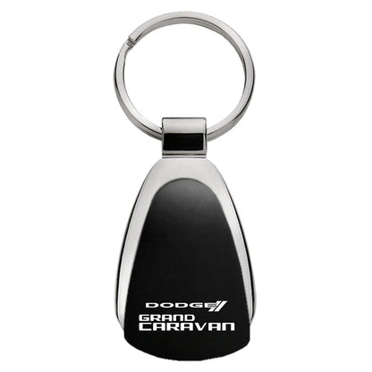Black Teardrop Keychain - Officially Licensed for Dodge Grand Caravan