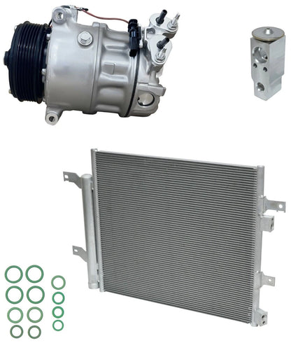 AC Compressor Kit w Condenser for Jaguar F-Type 3.0L 5.0L (2017–2019)