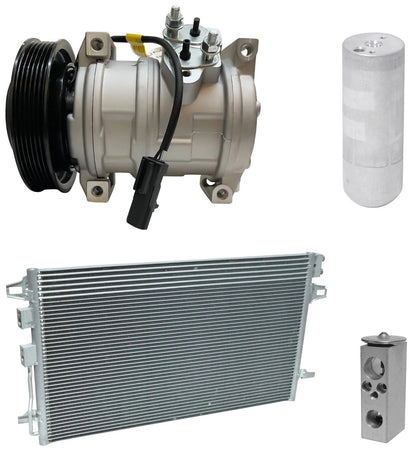 AC Compressor Kit With Condenser for Dodge Caravan 2.4L (2006–2006)