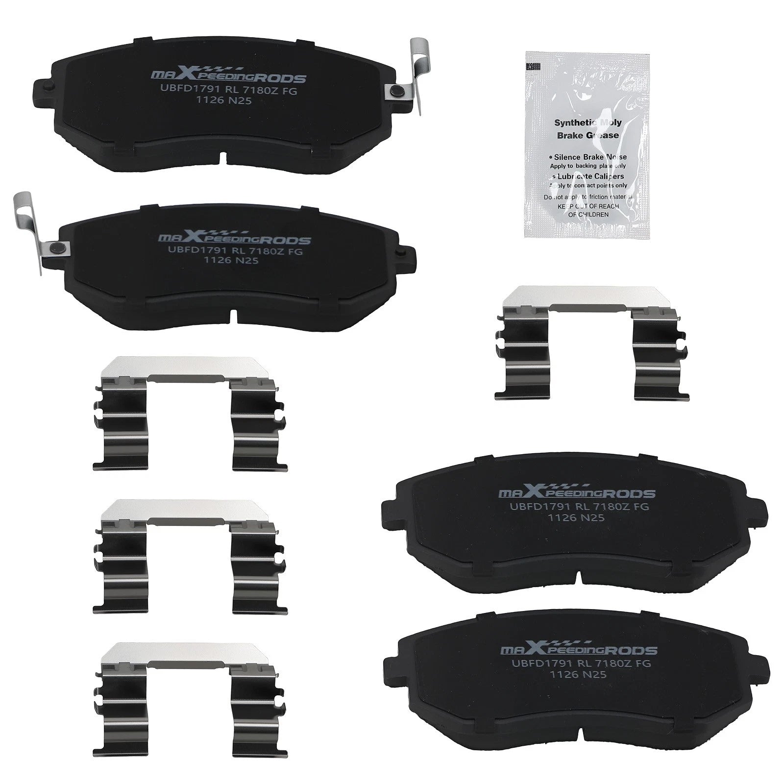 Front Ceramic Brake Pads Set for Saab 9-2X 2005-2006 Subaru Legacy 2002-2013