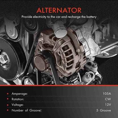 Alternator for Chevrolet Malibu, Cavalier, Saturn Ion, Vue (2004–2005)