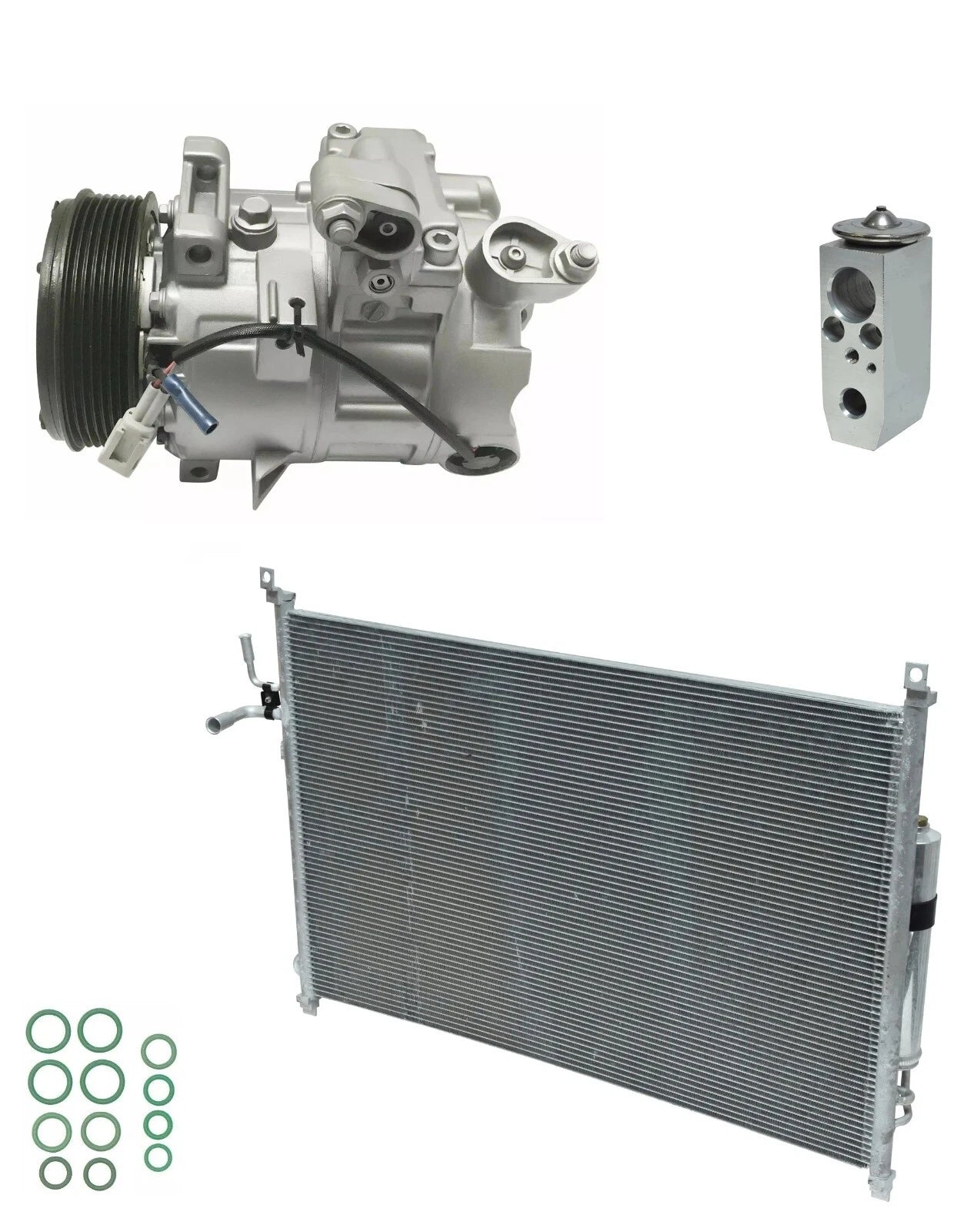 AC Compressor Kit with Condenser for Infiniti M35 3.5L (2010–2010)