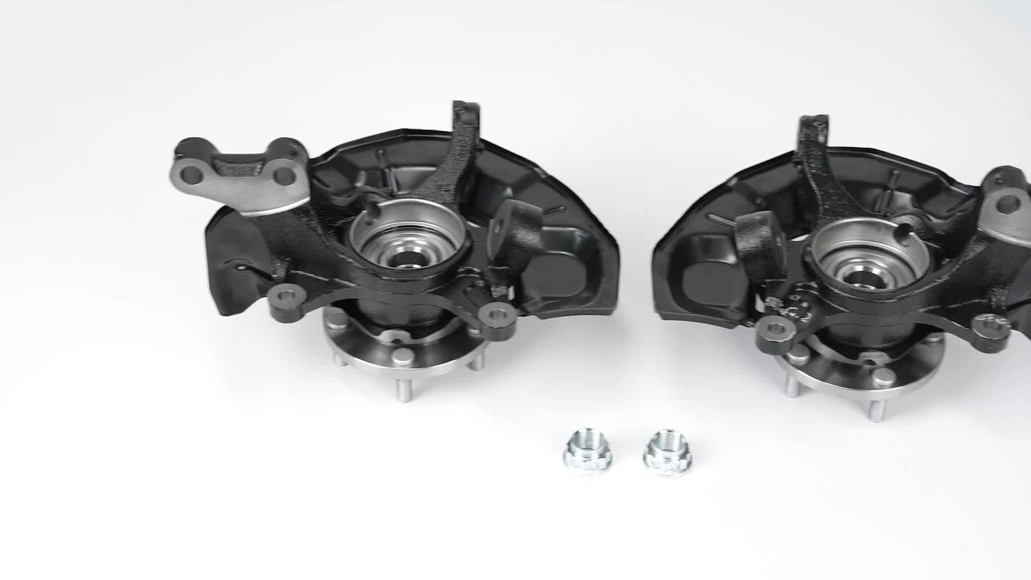 Front Steering Knuckles and Wheel Hub Bearings Set for Lexus ES350 (2007–2012)