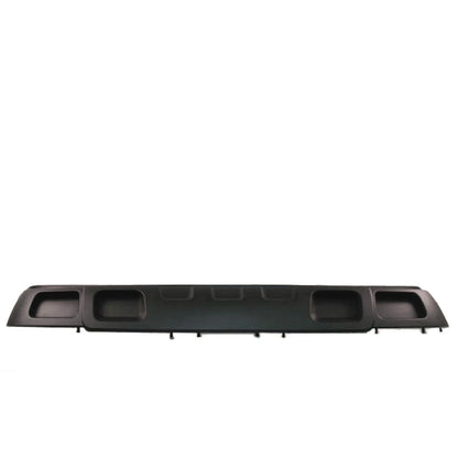 Replacement Black Front Air Deflector w/o Fog Light Holes w/o Tow Hook Holes