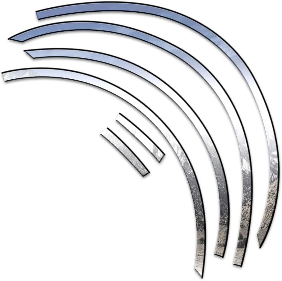 6pc Luxury FX Stainless Steel Fender Trim for Cadillac CT6 (2016–2020)