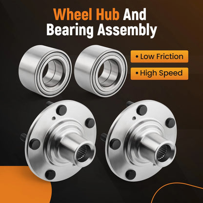 Front Wheel Hub Bearings for Honda Civic DX LX EX 1.8L (2016–2020)