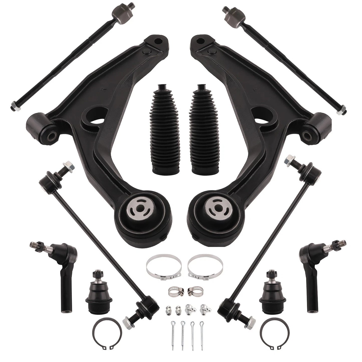 Front Lower Control Arm, Tie Rod, Sway Bar Ball Joint for Dodge Journey (2009–2020)