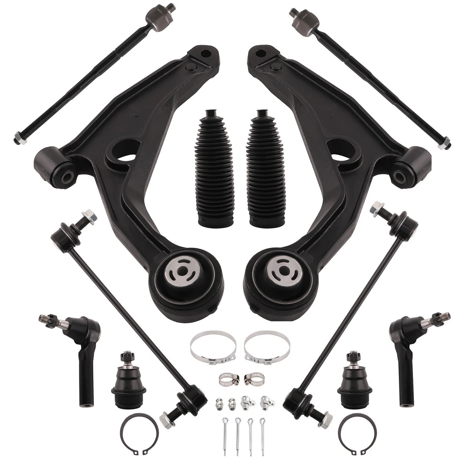 Front Lower Control Arm, Tie Rod, Sway Bar Ball Joint for Dodge Journey (2009–2020)