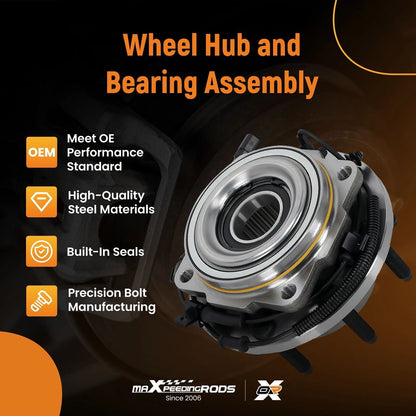 Front Wheel Hub Bearing for Ford F-250 Super Duty 4WD (2011–2016)