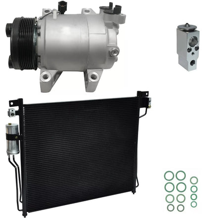 AC Compressor Kit w Condenser for Nissan Pathfinder 5.6L (2008–2012)