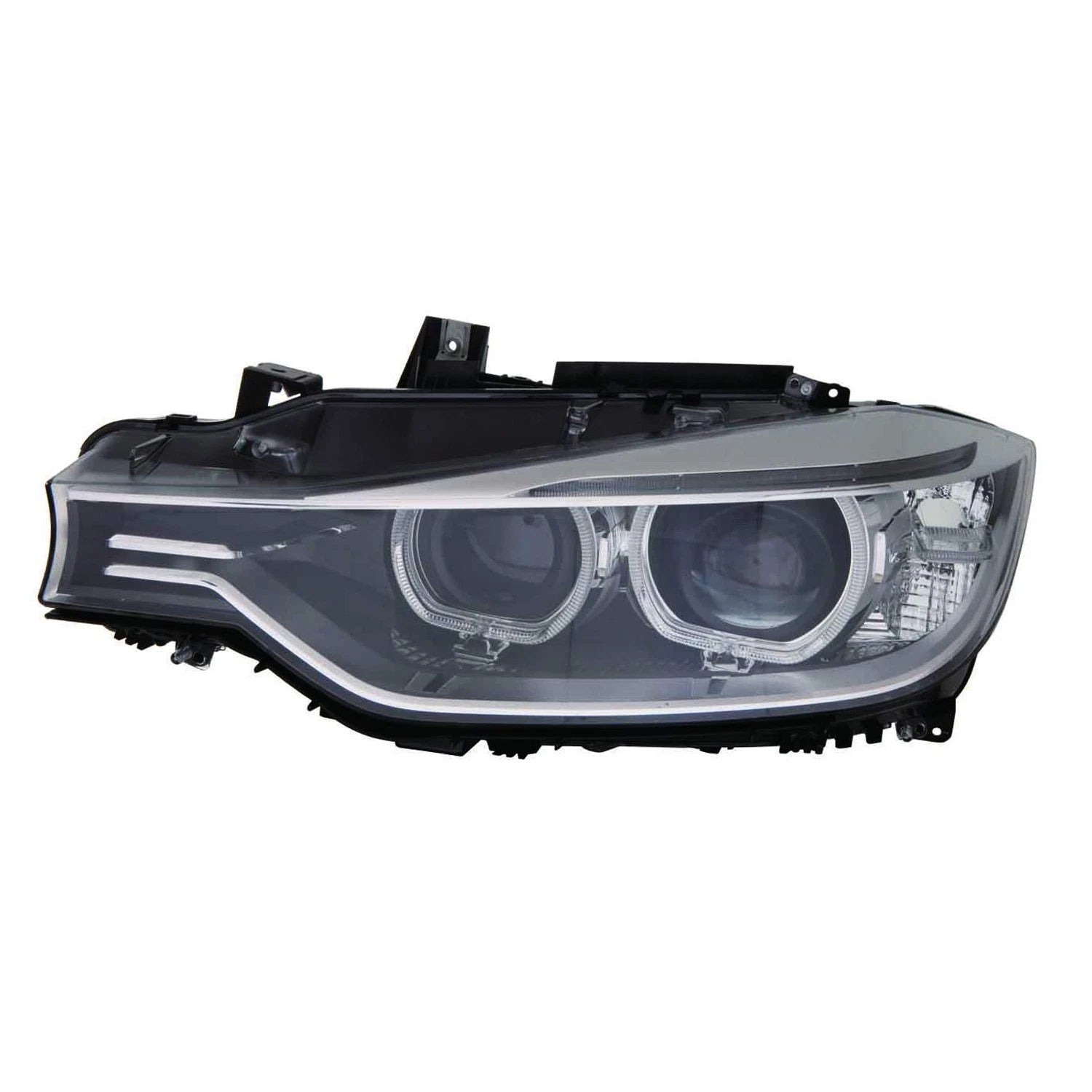 Driver Side Bi-Xenon Headlight Lens/Housing w/o Adaptive Lamps w/o BMW Logo
