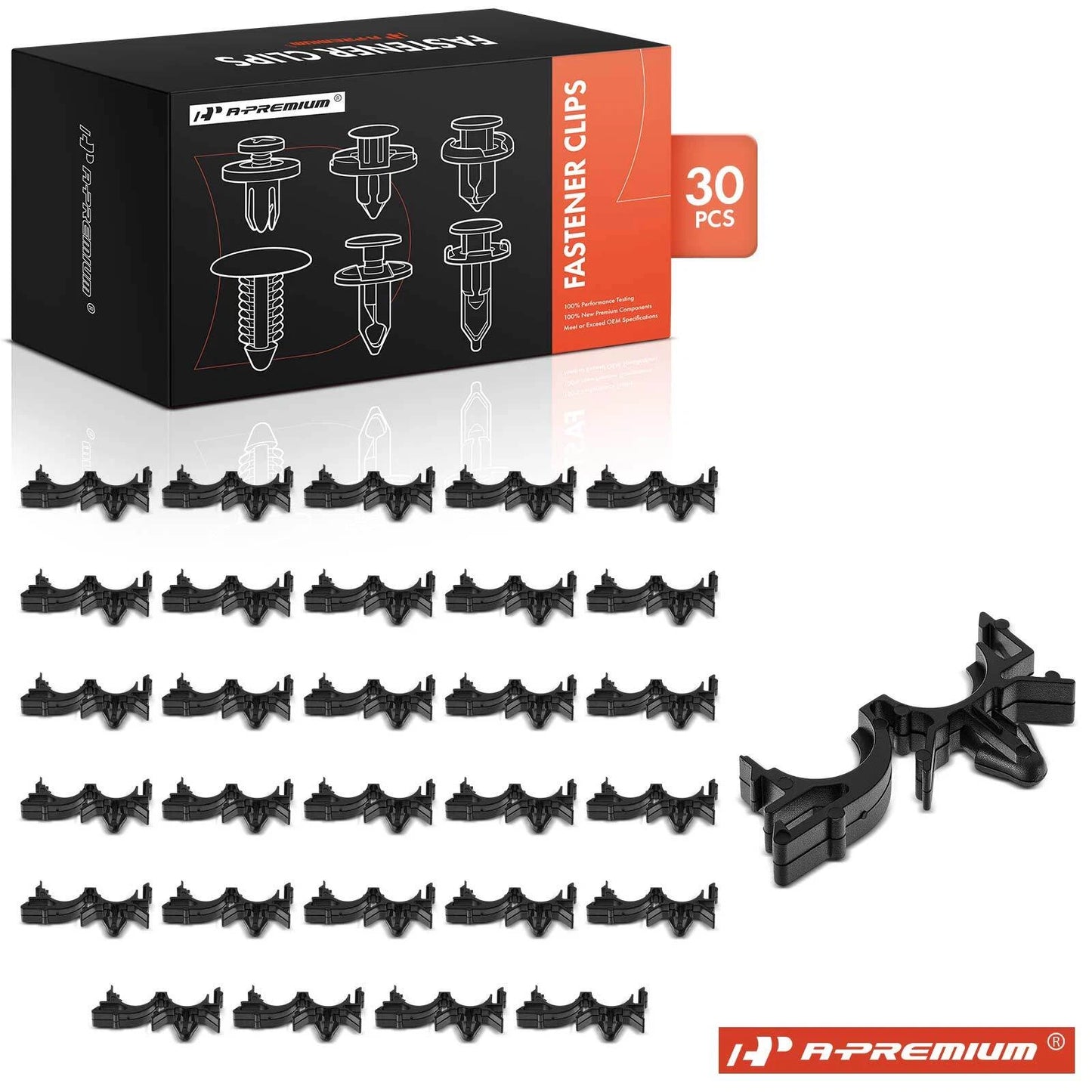 30Pcs Nylon Wire Loom Clips for GM Vehicles