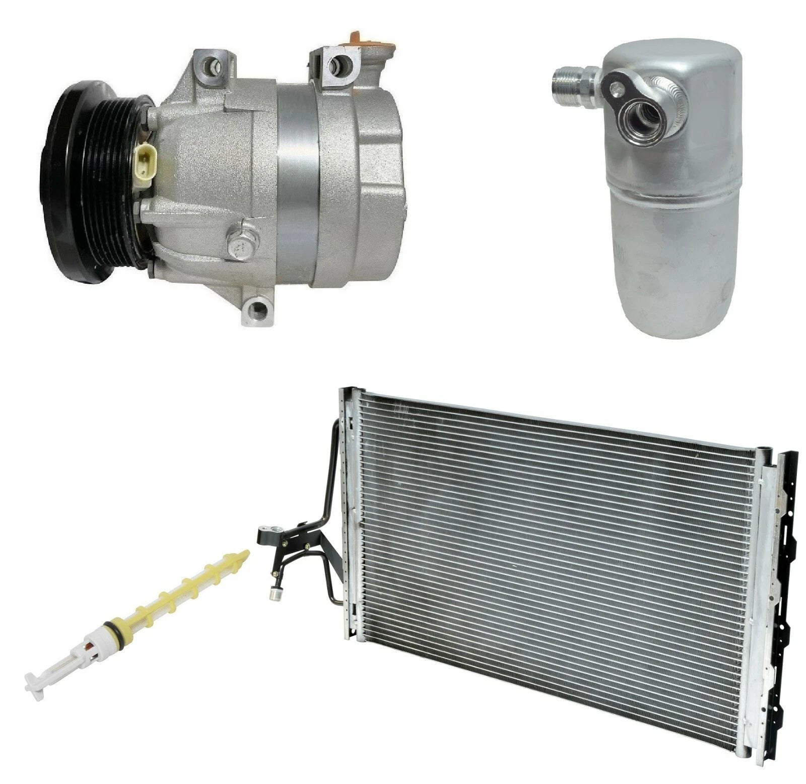 AC Compressor Kit With Condenser for Oldsmobile Silhouette 3.4L (1999–1999)