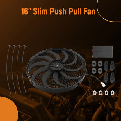 Electric Cooling System Fan for Universal Fit (3000–2250 CFM) (120W) 2019–2024