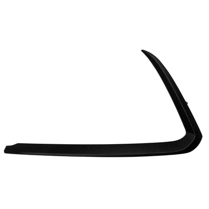 Replacement Black Textured ABS Plastic Front Driver Lower Bumper Cover Molding