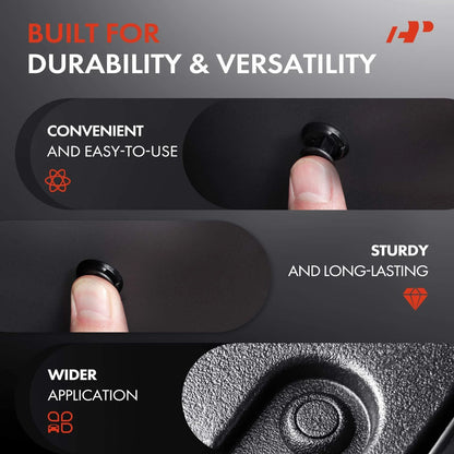 50 Pcs Nylon Bumper License Plate Nut Retainer Clip for Chevy