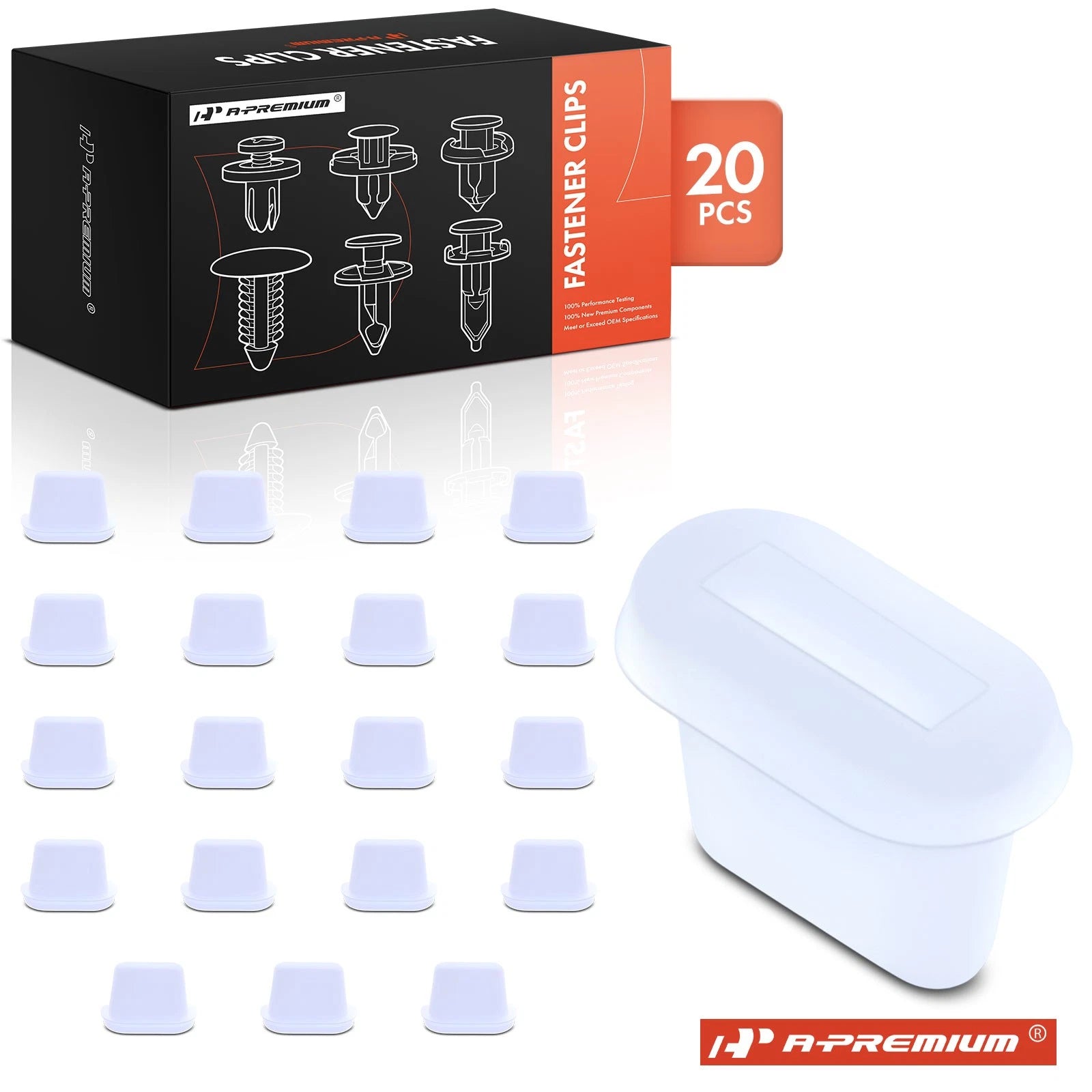 20Pcs Nylon Door Panel Trim Pad Retainer Clips for Chevrolet