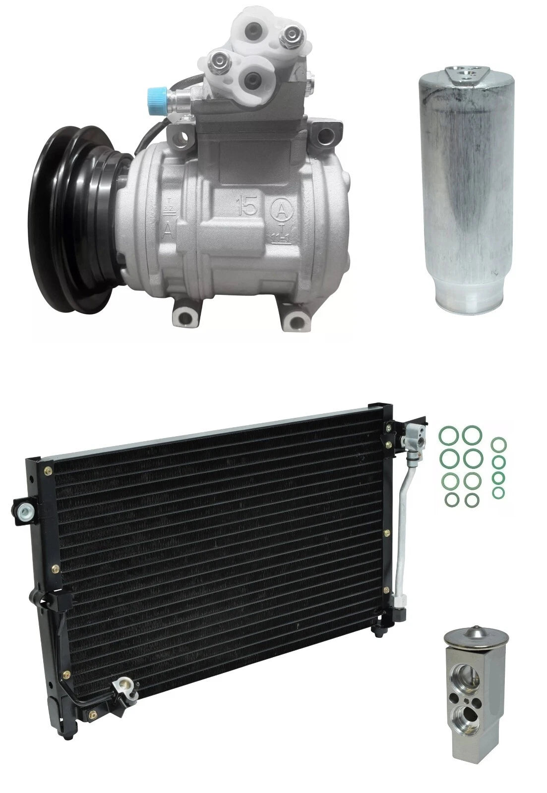 AC Compressor Kit With Condenser for Mitsubishi Montero 3.5L (1996–1999)