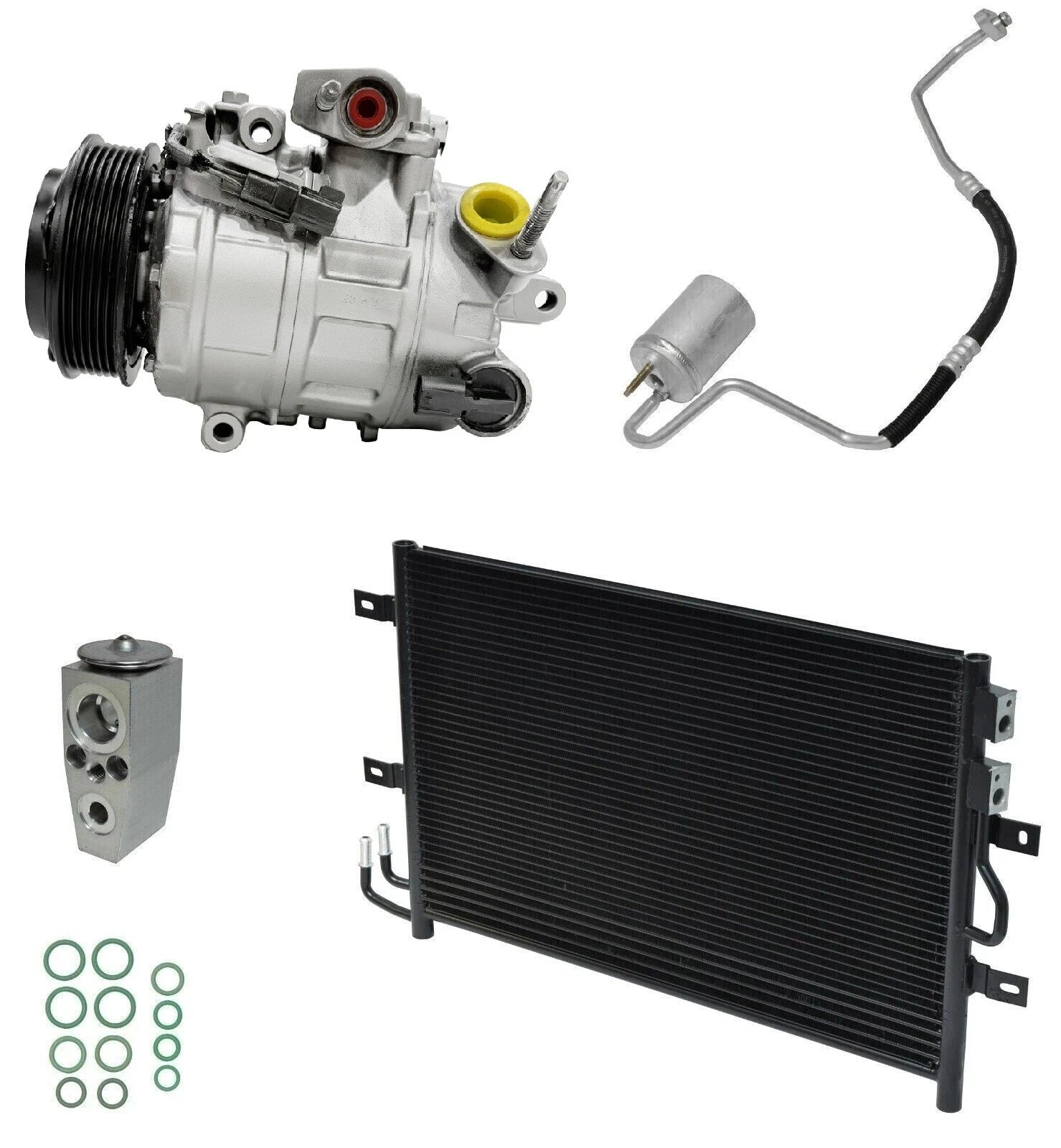 AC Compressor Kit With Condenser for Lincoln MKT 3.5L V6 (2017–2019)
