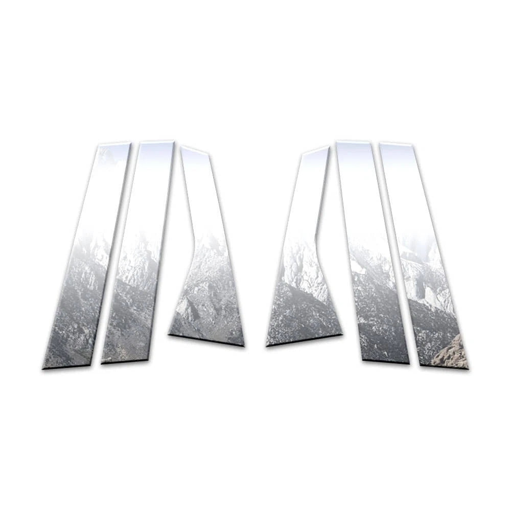 6Pc Chrome Pillar Post Covers for Volvo XC60 (2010–2016)
