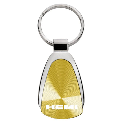 Name on Gold Teardrop Keychain - Officially Licensed for Hemi Vehicles