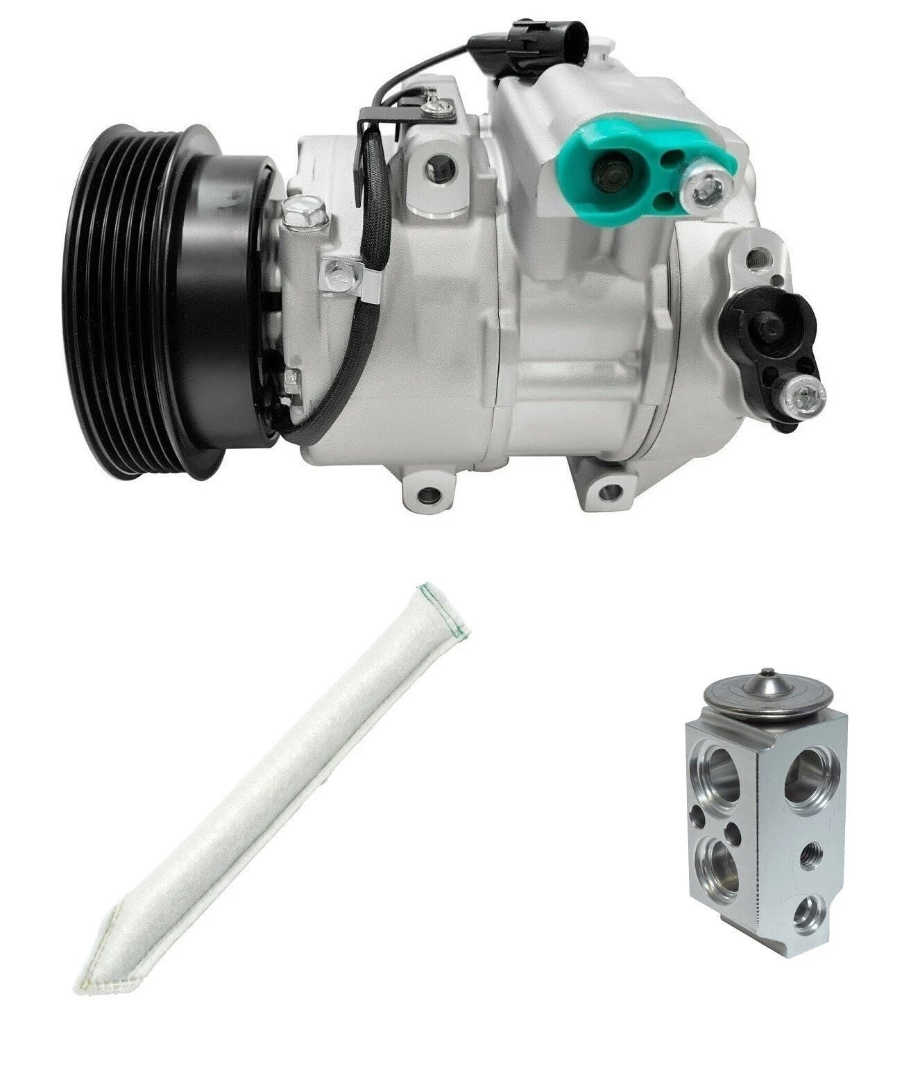 AC Compressor Kit Replacement for Kia Forte5 2.0L 2.4L (2012–2013)