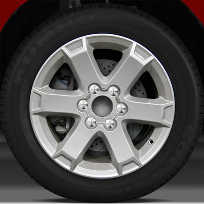 18x7.5 Factory Wheel (Bright Fine Metallic Silver) For 2007-2010 Saturn Outlook
