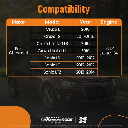 Engine Overhaul Kit for Chevrolet Cruze Sonic 1.8L (2011–2017)