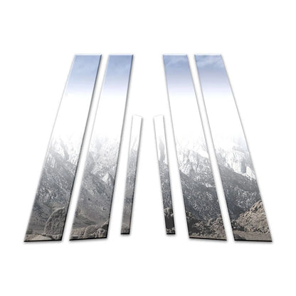 6Pc Chrome Pillar Post Covers Replacement for Nissan Maxima (2009–2015)