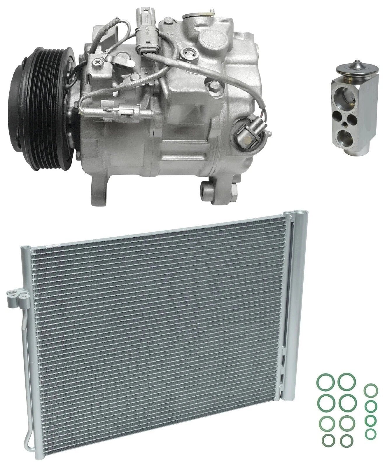 AC Compressor Kit With Condenser for BMW X5 3.0L Diesel (2016–2018)