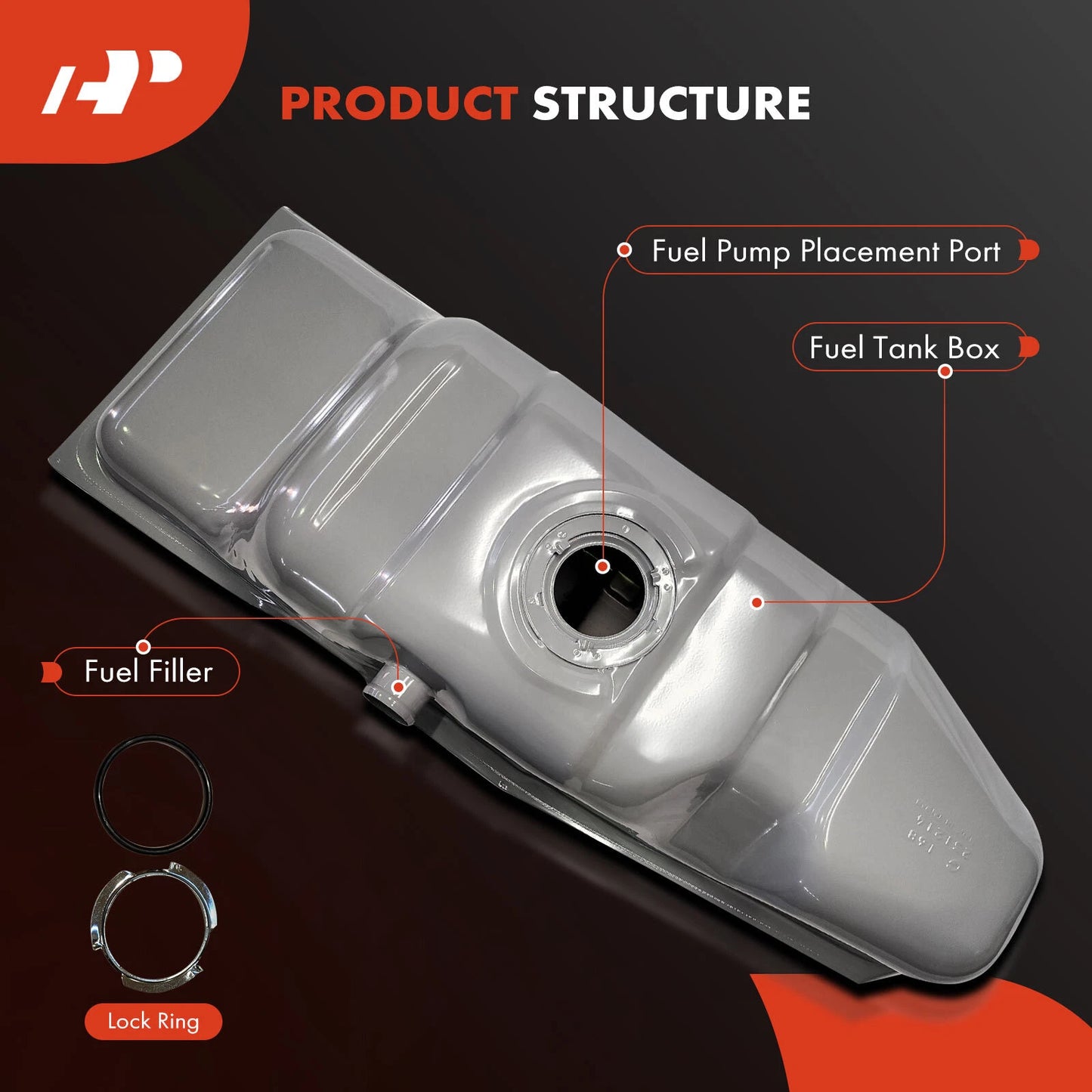 20 Gallon Fuel Tank for Chevy S10 GMC S15 Syclone (1985–1995)