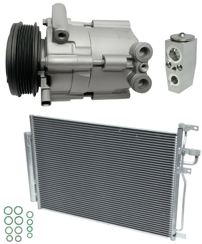 AC Compressor Kit W Condenser for Saturn Vue 2.4L (2010–2010)