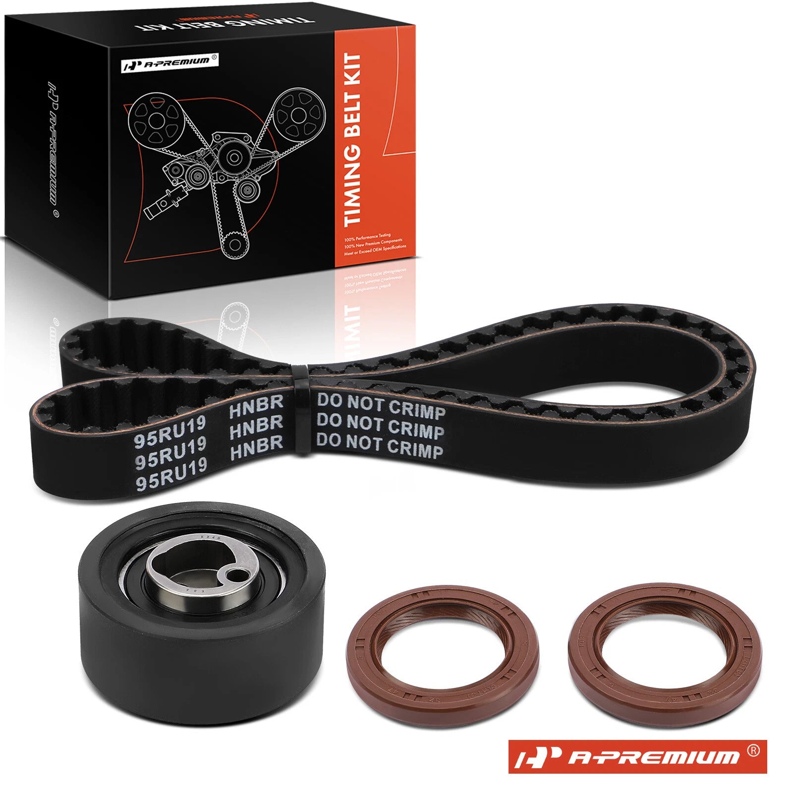 4X Timing Belt Kit for Chevrolet Tracker (1989–1991) Suzuki Sidekick