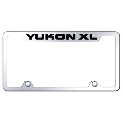 Mirrored Truck License Plate Frame - Officially Licensed for GMC Yukon XL