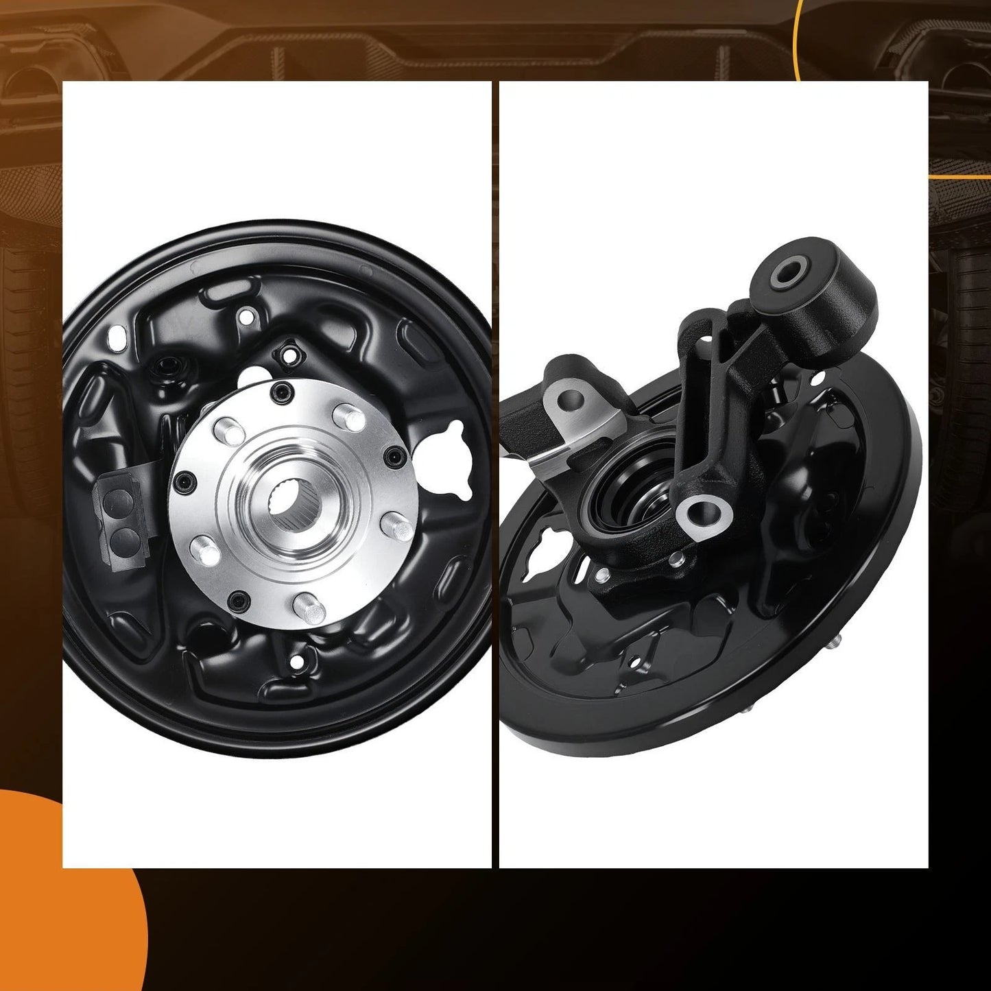 Left Rear Complete Knuckle for Subaru Forester (2001–2008)