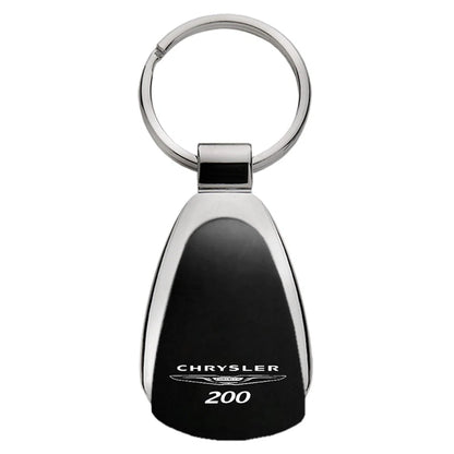 Black Teardrop Keychain - Officially Licensed for Chrysler 200