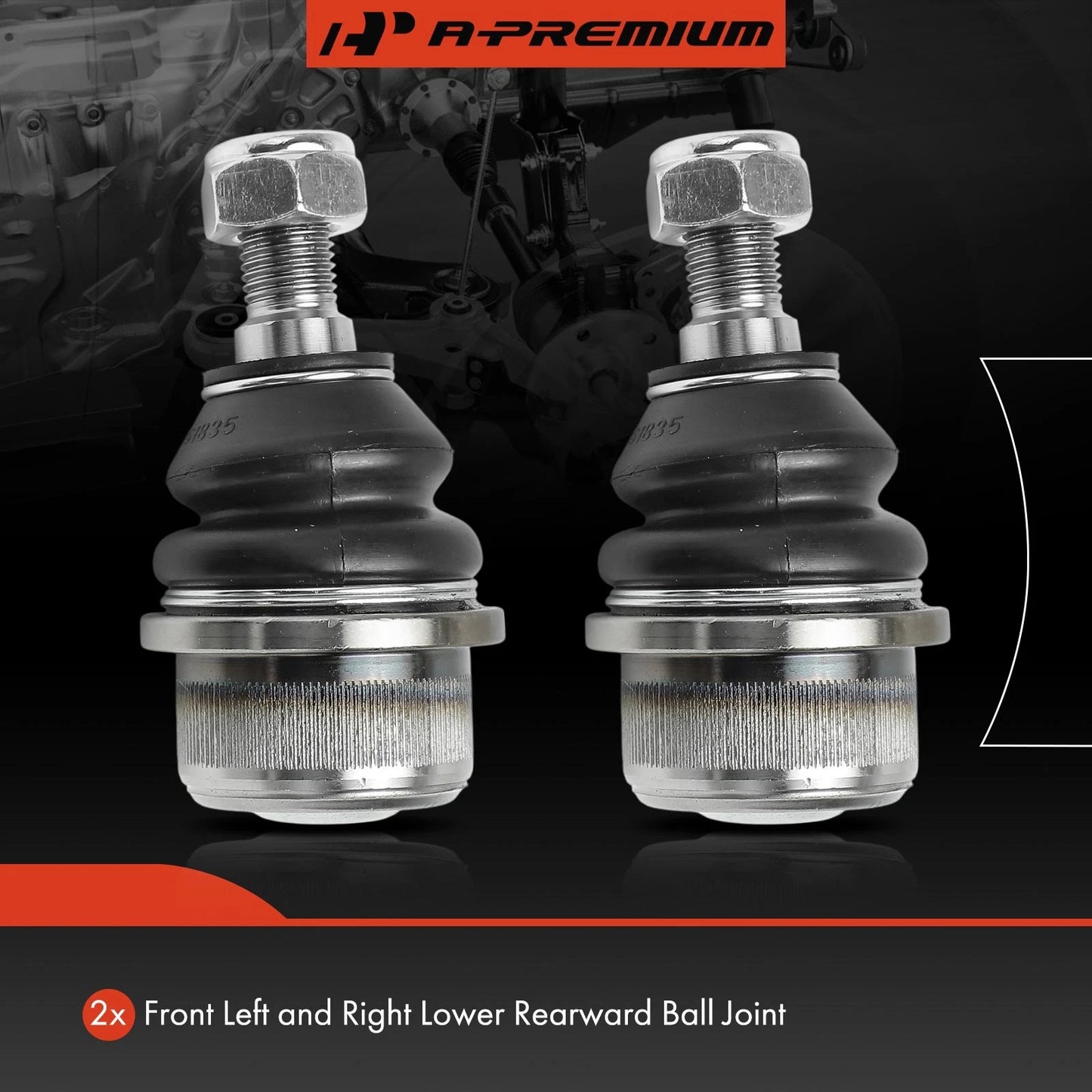2X Front Lower Outer Ball Joint for Mercedes-Benz E500 (2003) S350 (2006)