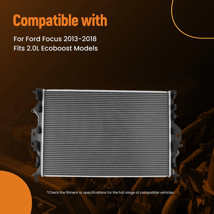 Aluminum Radiator for Ford Focus 2.0L EcoBoost MT 2013-2018 (CV6Z8005U)