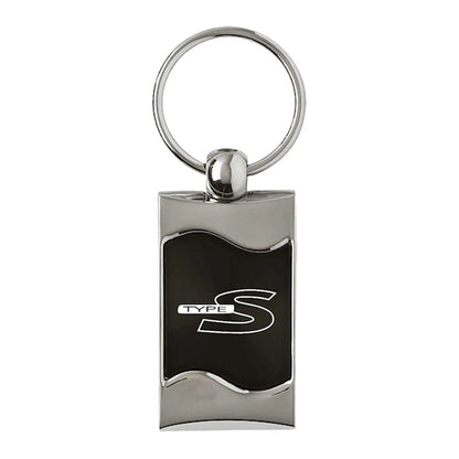 Black Rectangular Wave Keychain - Officially Licensed for Type S