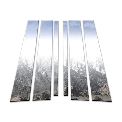 Chrome Pillar Post Covers 6pc Replacement for Mercedes GLK (2010–2015)