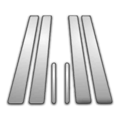 6Pc Chrome Pillar Post Covers for 05-12 Toyota Avalon - P6610