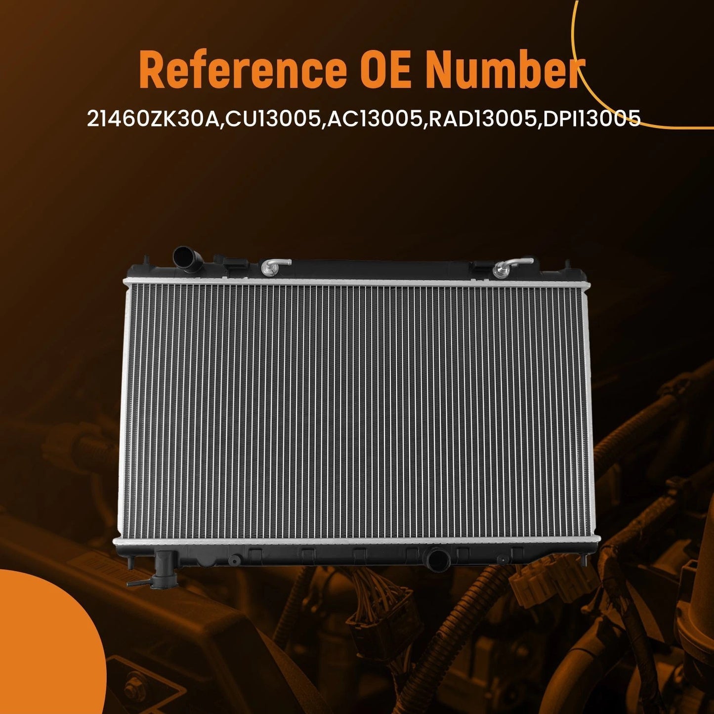 Coolant Radiator for Nissan Maxima SE 3.5L DOHC (2007–2008)