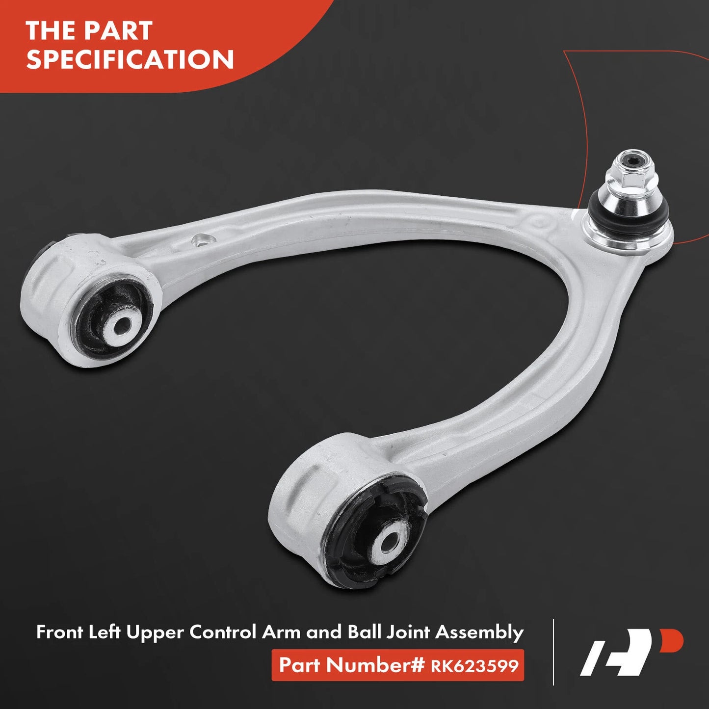 2X Front Upper Control Arm Ball Joint for Mercedes-Benz W205 (2015–2023)