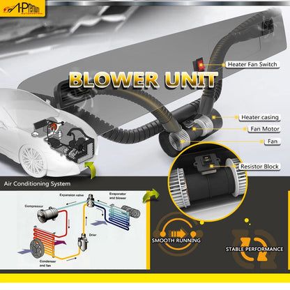 Blower Motor with Wheel Assembly for Chevrolet Venture (2000–2005)