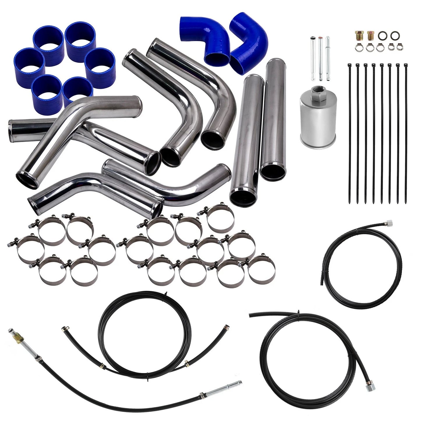 2.5-Inch Universal Aluminum Intercooler Turbo Pipe Kit for 2018–2022
