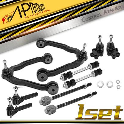 10x Front Control Arm Sway Bar Link Tie Rod End for Silverado 1500 (2007–2018)