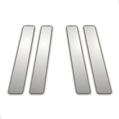 Chrome Pillar Post Covers 4Pc Replacement for Jaguar XF (2008–2015)